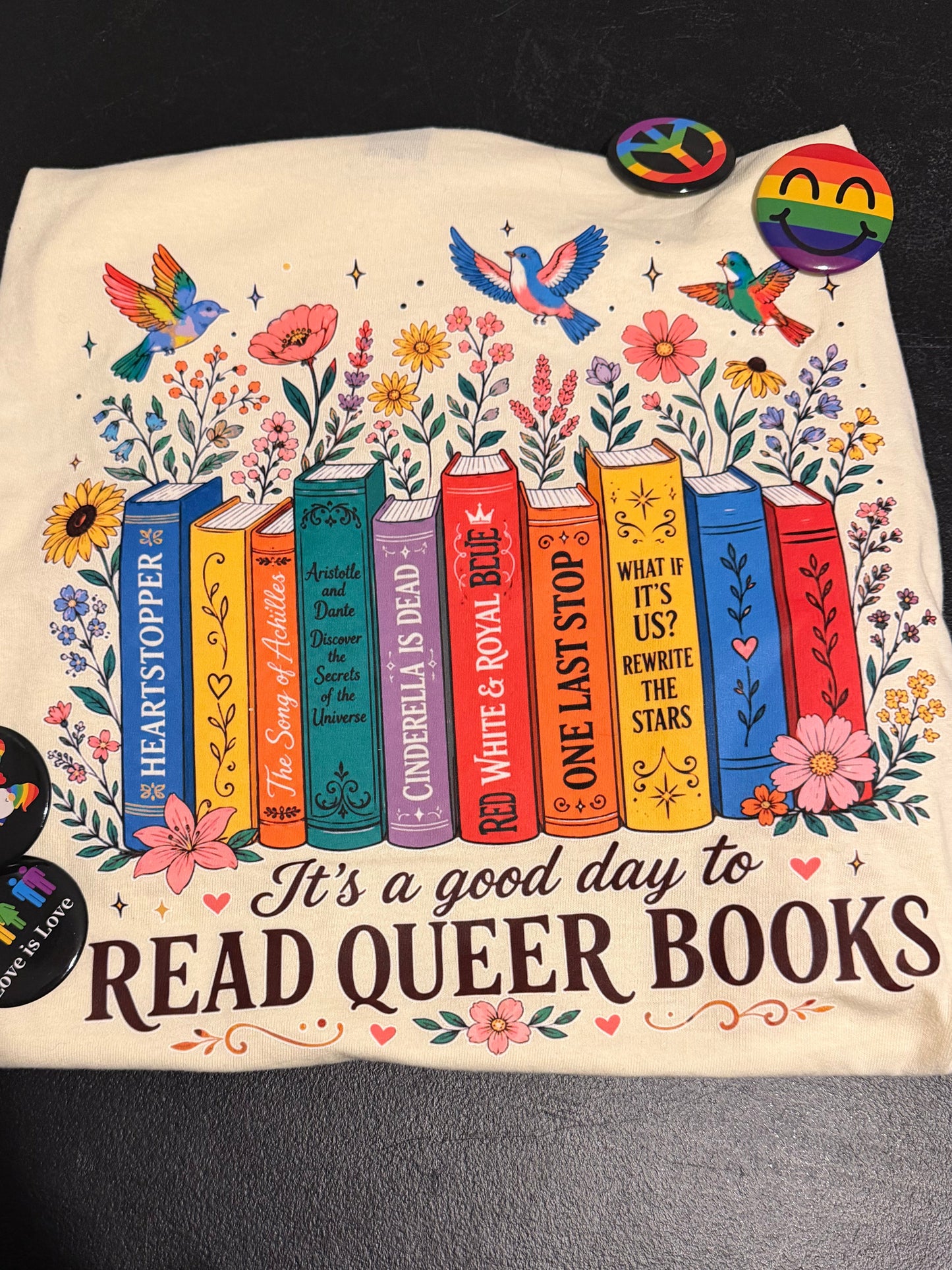 Read Queer Books Pride Shirt