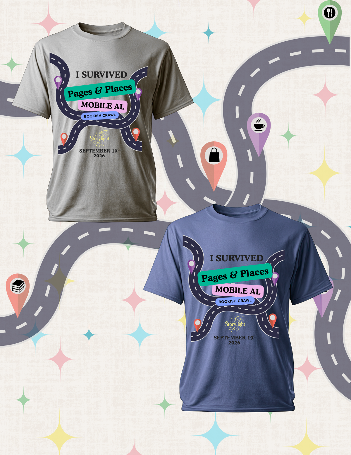 Pages and Places Tee