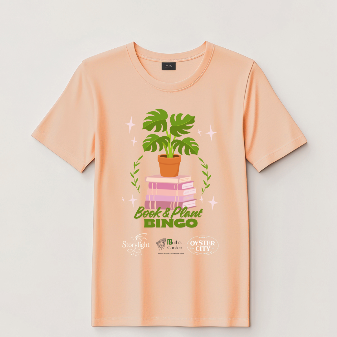 Book and Plant Bingo Tee