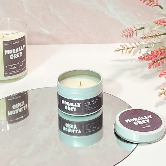 Morally Grey 4oz Candle - Book-Inspired Luxury Scented